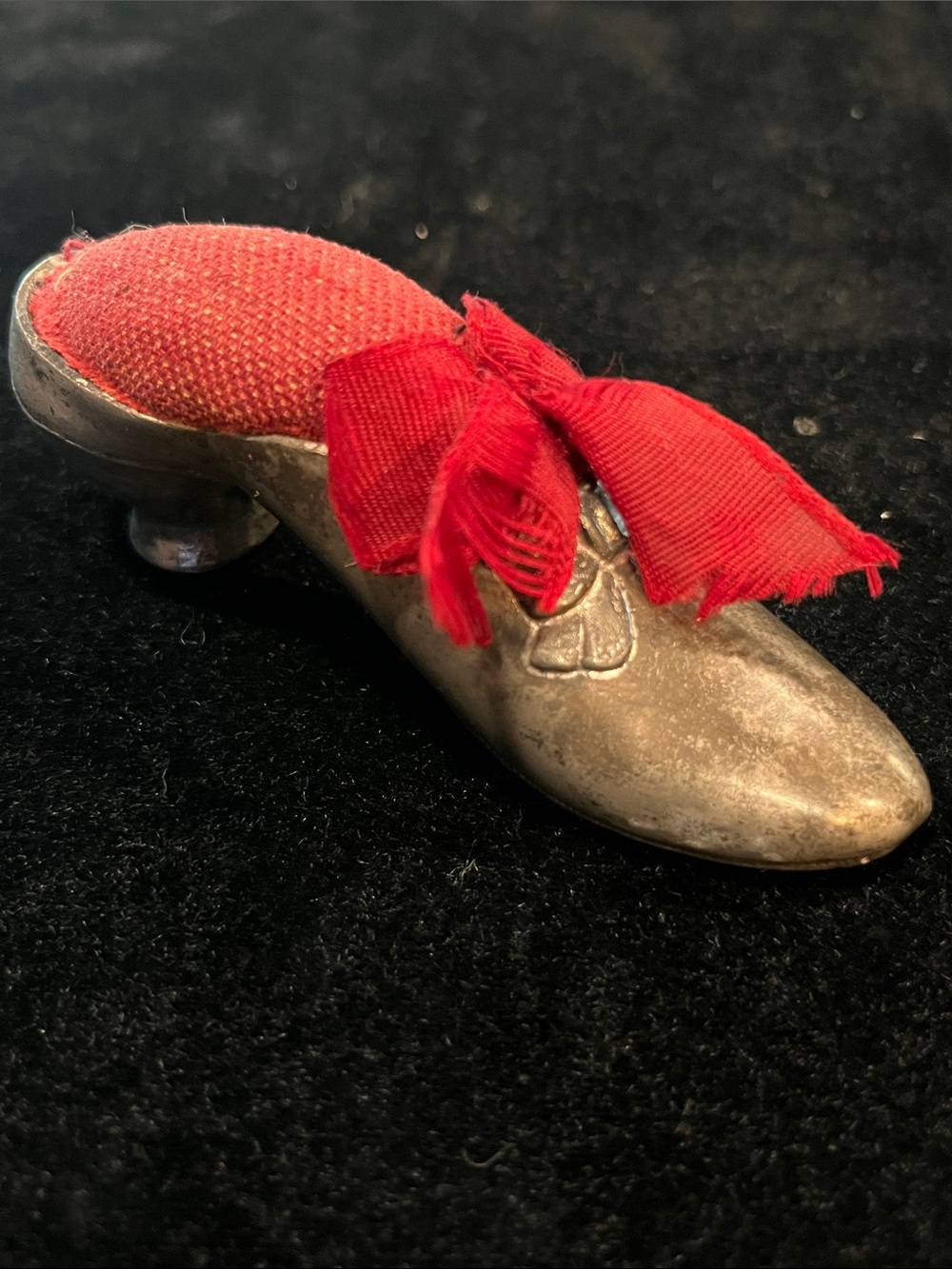 Vintage Shoe Pin Cushion